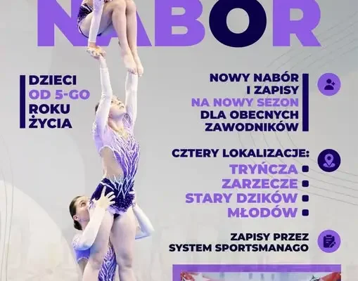 GOK Stary Dzików zaprasza na zajęcia z akrobatyki sportowej