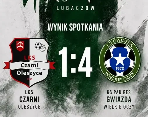 Gwiazda Wielkie Oczy wygrywa na wyjeździe z Czarnymi Oleszyce 4:1