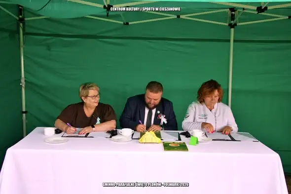 Podziękowania za Gminno-Parafialne Święto Plonów w Folwarkach