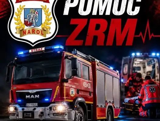 Akcja ratunkowa w Chlewiskach: strażacy z OSP Narol wsparli ZRM przy NZK