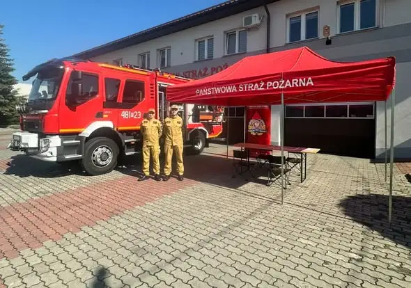Trening reagowania w Lubaczowie – otwarte drzwi komendy PSP