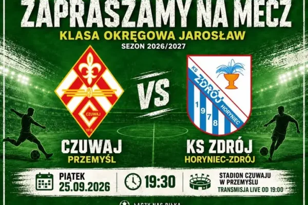 KS Zdrój Horyniec-Zdrój jedzie do lidera. Czuwaj Przemyśl czeka