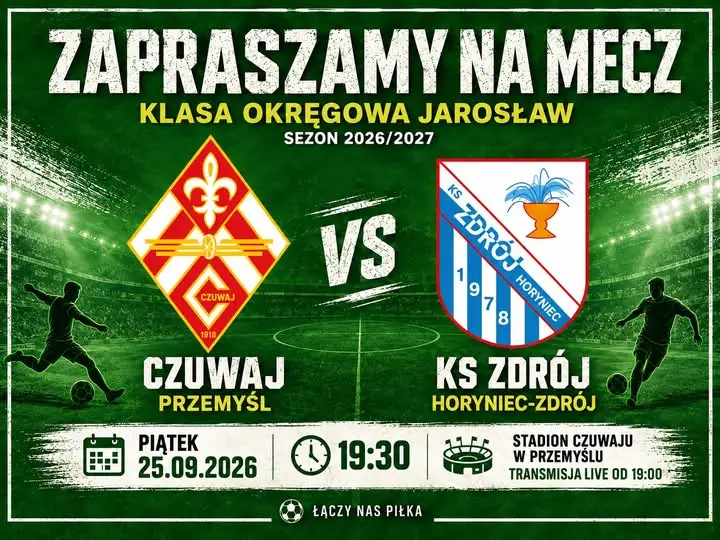 KS Zdrój Horyniec-Zdrój jedzie do lidera. Czuwaj Przemyśl czeka