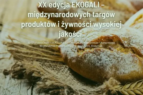 XX edycja EKOGALI 2026 – zaproszenie dla wystawców i mieszkańców Narola