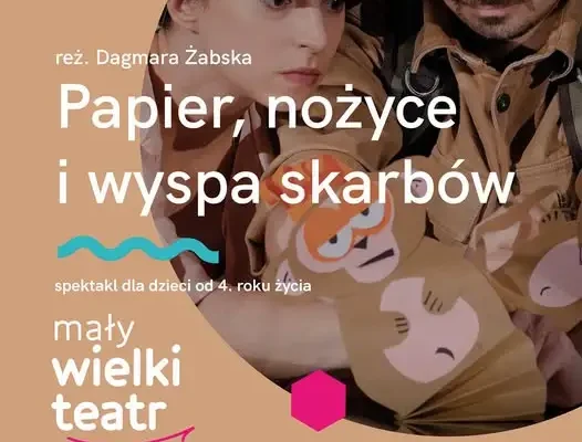 Spektakl „Papier, nożyce i wyspa skarbów” w Horyńcu-Zdroju