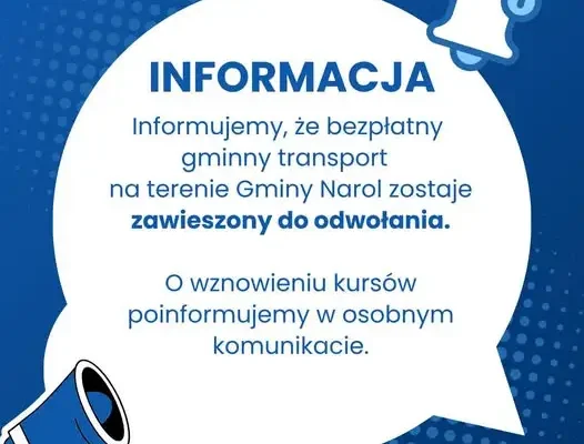 Gmina Narol zawiesza bezpłatne busy – kursy wstrzymane do odwołania