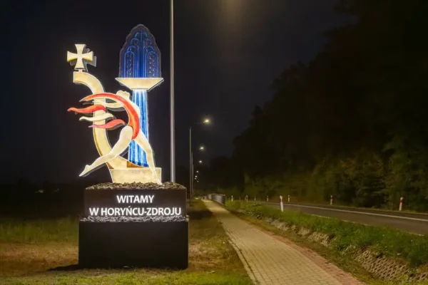 Nowy witacz w Horyńcu-Zdroju – symbol uzdrowiskowej historii