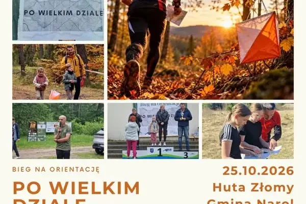 Bieg na Orientację „Po Wielkim Dziale” – Huta Złomy, Gmina Narol