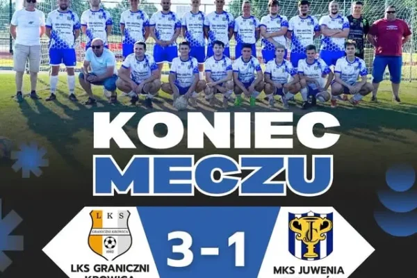 LKS Graniczni Krowica wygrywa 3:1 z MKS Juwenia Cieszanów w 9. kolejce