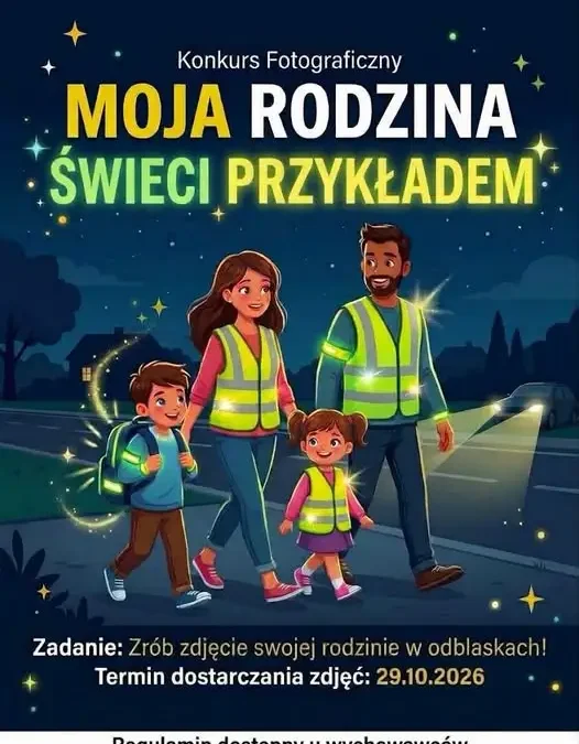 Konkurs fotograficzny „Moja rodzina świeci przykładem” w ZSP Wielkie Oczy