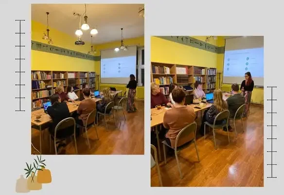 Bibliotekarze z Cieszanowa szkoleni z AI i Canvy