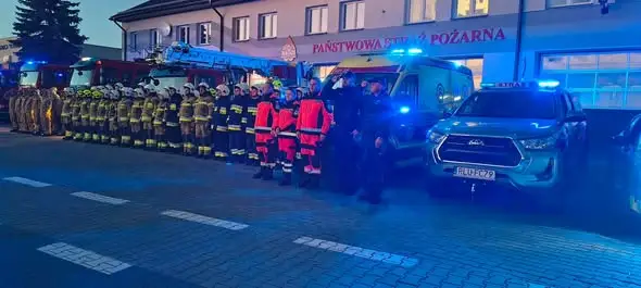 Lubaczów oddał hołd strażakom z Niska, którzy zginęli na służbie