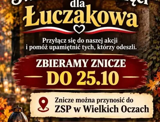 Zbiórka zniczy w Wielkich Oczach – „Światełko Pamięci” dla tych, którzy odeszli
