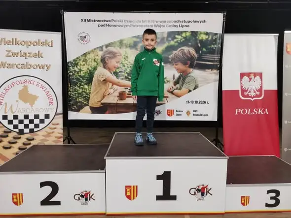 Tymek Gimła z LKS Unia Horyniec-Zdrój walczy o podium w Mistrzostwach Polski Dzieci