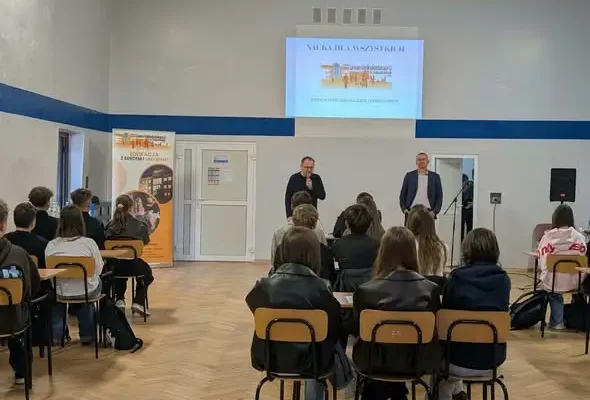 Uczniowie z Wielkich Oczu zmierzyli się z fizyką w Lubaczowie